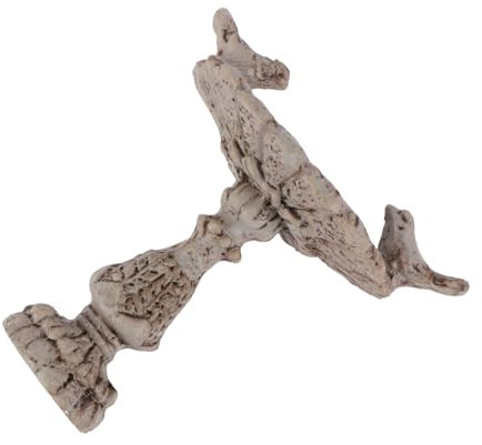 TOYANDONA 2stücke Miniatur Vogelbad Garten Dekoration Mini Bird Pool Ornament Für Miniatur Garten Zubehör Für Mini-häuser Khaki-Farbe Aus Hochwertigem Resin Gefertigt Für Vielseitige