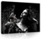 WallArena - Leinwand Bilder - Frau Engel Wein Schwarz - 120x80 cm Leinwandbilder - Bild auf leinwand - Wandbild XXL groß Wandbilder für Wohnzimmer Schlafzimmer Wohnzimmerbilder Modern