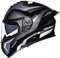 Motorradhelm Klapphelm Integralhelm DOT/ECE-Zugelassener Verkehrssicherheit Robuster Leiser Motorrad Helm Rollerhelm Sturzhelm mit Doppelvisier Sonnenblende Damen Herren Erwachsene 1,XXXL=65~66
