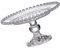 COLLBATH 1pezzi Piatto Da Frutta Con Base Alta Vassoio Decorativo Per Snack e Dessert Design Elegante Per Tavoli e Buffet Per Frutta Caramelle e Piccole Torte Adatto Cucina e Soggiorno