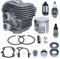 Gubeter Per kit cilindro Per Stihl TS410 da 50 mm rivestito in ceramica, Per sega da taglio Per Stihl TS410 TS420 TS 410 420, 4238 020 1202