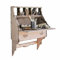 Loberon Wandsekretär Sandrine, Trendiger Shabby-Chic, Handgefertigt, mit Großer Schublade, Platzsparend, viel Stauraum, Schreibtisch, Tannenholz, antikbeige