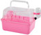 Cage de transport pour petits animaux - Cage de voyage portable avec poignées - Cage de voyage respirante pour hamster nain, furet, chinchilla, hérisson