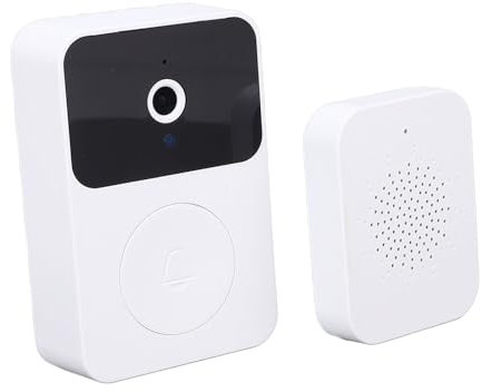Smart Videotorklingel, Drahtlose Video -Türklingel 2 -Wege -Talk -Weitwinkelobjektiv mit 800 -mAh Verbindung Zur Handy -App, Innen-/Outdoor -Überwachung Cam Herstellen