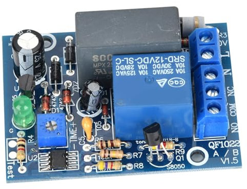 Modulo Interruttore di ritardo del timer, Relè di ritardo di temporizzazione, 220VAC Timer Regolabile Delay DOTT Off Relè del Modulo Time Relay (Disattiva automaticamente in 0