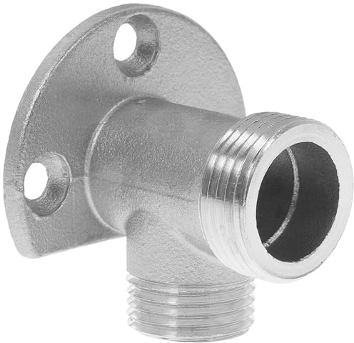 Adaptateur de Robinet de Bain en Cuivre Argenté 25mm/20mm