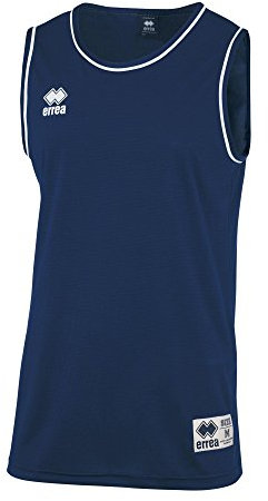 Errea Unisex Trikot Sans Manches Enfant Rockets T-Shirt, Marineblau/weiß, 4 años