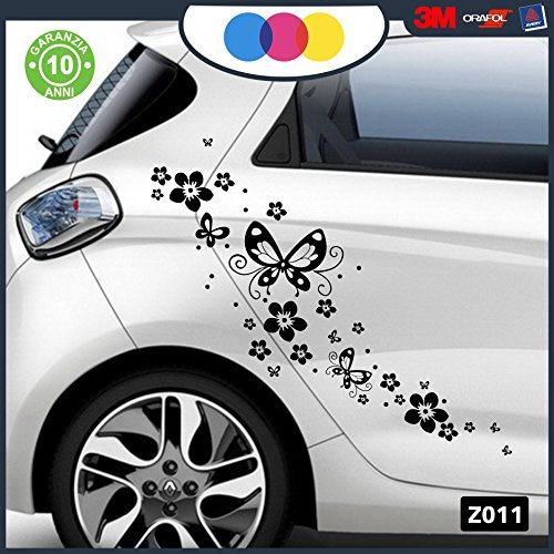 Adesivi per auto, moto, camper, colore: nero