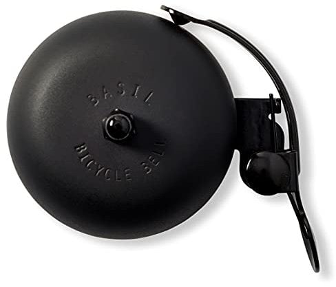 Basil Unisex Erwachsene Portland Fahrradklingel, Black Matt,Einheitsgröße EU