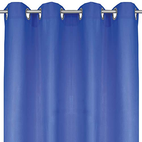 Bestlivings Blickdichte Blaue Gardine mit Ösen in 140x175 cm (BxL), in vielen Größen und Farben