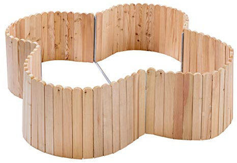 Beckmann Hochbeet aus Lärcheholz 120 x 120 x 44 cm, 530 Liter