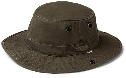 Tilley Herren T3 Wanderer Hat, Olivgrün, 71/8