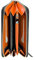 Esquire, kurze Reißverschlussbörse Esquire Limited Edition 1931-04 Schwarz/Orange
