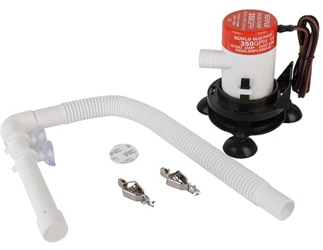 Seaflo-Portable 12v Livewell Aeration Pump System Kit for Boats