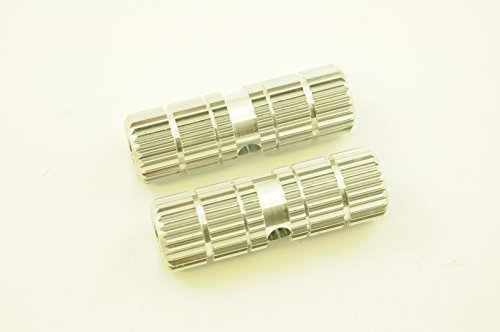 PAIR LIGHTWEIGHT BMX ALLOY STUNT PEGS GRIND PEGS AXLE NUTS NEAT SIZE TWO AXLE THREADS 24 & 26 TPI 3” x 1” 75mm x 25mm