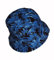 nice nice Mehrfarbiger Sonnenhut mit Ganja-Aufdruck, Blau