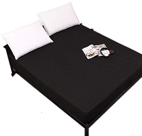 Outdoor peak atmungsaktiv Matratzenschoner wasserdicht Abdeckung Schutzbezug Schlafunterlage Verschiedenen Größen Schonbezug 90cmX200cm (schwarz, 90cmX200cmX30cm)