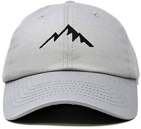 DALIX Outdoor Cap Mountain Dad Hiking Trek Wilderness Ballcap - Grau - Einstellbar
