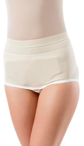 Pani TERESA MEDICA Leistenbruch Slip Damen Hernie Unterwäsche Frauen Bruchslip Hernie Slips Stützgürtel Leistenbruchgürtel Bruchband Beige
