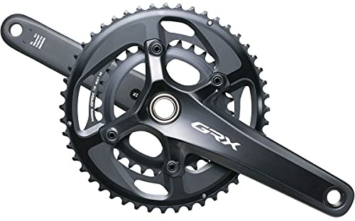 Shimano Unisex - Adult GRX Crankset, Black, One Size