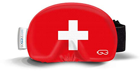 SOGGLE Skibrillen Schutz Überzug aus Mikrofaser (one Size), Farbe:Native 05 Schweiz