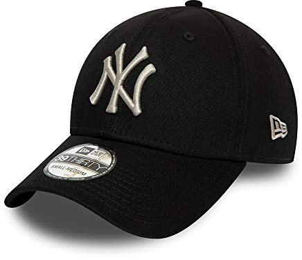 New Era New York Yankees MLB Cap 39Thirty Basecap NY Baseball Kappe schwarz grau - L-XL