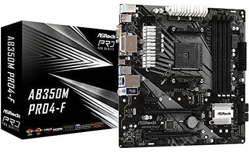 Asrock A320M PRO4-F, AMD A320, AM4, Micro ATX, 4 DDR4, VGA, DVI, HDMI, M.2
