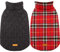 Kuoser Hundemantel Winter, Hundejacke Hundemantel für Mittelgroßer Hunde, Wasserdicht Hundemantel Fleece, Hundemantel Draußen, M