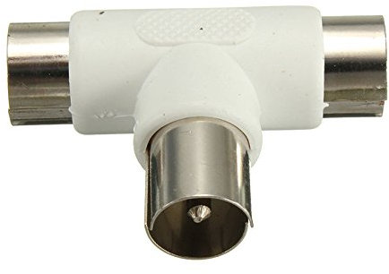 BliliDIY Koaxial Koax Antenne Y Splitter Adapter Antenne An Catv Tv Konverter Steckdose