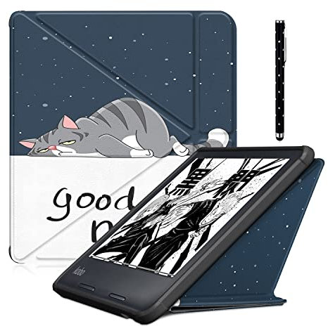 Acelive Custodia per Kobo Libra 2 (7 Pollici) Cover con Auto Sveglia/Sonno