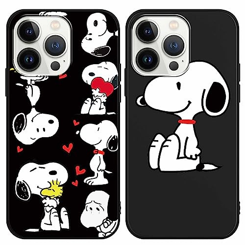 nurkorki [2 Stück Schutzhülle für iPhone 13 Pro Hülle 6,1, Handyhülle Niedlich Karikatur Muster TPU Silikon Charakter Einzigartige Lustig Beschützen Hülle für iPhone 13 Pro