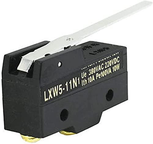 FOTOEV Micro-interrupteurs LXW5-11N1 3A Micro Interrupteur de Fin de Course Long Bras de Levier SPDT Snap Action CNC