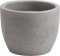 Nicoli Vase HERA MATT Schale, aus drehbarem Harz, für Innen- und Außenbereich, Durchmesser 30 cm, 40 cm, 50 cm, 60 cm (Ø 30 cm, Asche)