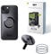 SP CONNECT Micro Stem Bundle | SPC+ | für iPhone 13 mini/12 mini Handy Halterung für den fahrradlenker | Smartphone Halterung Fahrrad | handyhalter