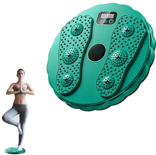 Twist Waist Disc mit Zähler,Taillentwister Abnehmen Geräte,Fit Twist Sportgerät, Bauchtrainer Drehscheibe Aerobic-Training für Fußmassage und Taille Übung