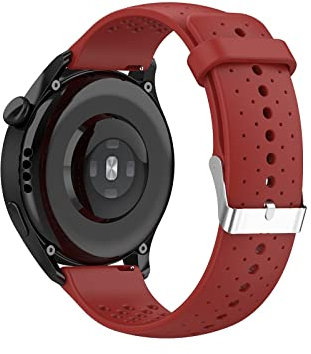 KAREN66 Armband Kompatibel mit Polar Vantage V3 Wechselarmbänder 22mm Ersatzarmband Sport Silikon Wechselarmband für Vantage V3 Uhrenarmband (Rot)