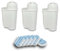 6 Entkalkungstabletten + 3 Wasserfilter passend für Siemens EQ.6 plus s400, Filter und Entkalker Tabs (6a36 + 3xWF)
