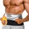 Ceinture de Sudation Abdominale Unisexe Ceinture Abdominale Amincissante Ceinture Abdominale Minceur Ceinture Sudation Ventre Ceinture Amincissante Effet Sauna Ventre Plat Waist Trainer (Argent, L)