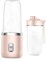 predolo Mini máquina exprimidora, vaso exprimidor de 400 ml, mezclador de frutas USB, vaso para jugo de frutas para para ensaladas, batidos, hogar y, Rosa