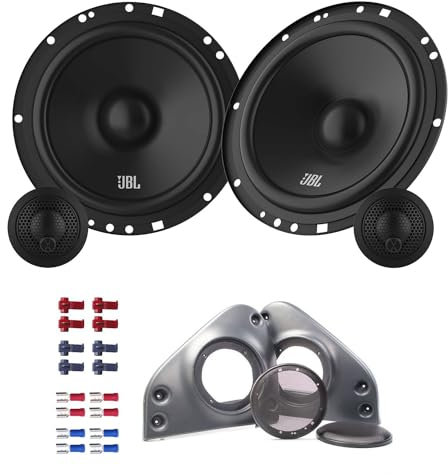 JBL Stage161CFS Lautsprecher mit Einbauset passend für Smart for Two bis 2007 Türen vorne 450 Watt 165mm 2 Wege Kompo
