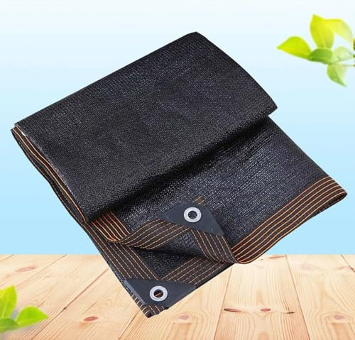 AuMarndi Filet Ombrage Extérieur Beige Voile Dombrage Voile d'ombrage Carrée 5x5 Voile Dombrage Toile Ombrage Extérieur 5x5 Toile Pergola 4x3,Black-3.0x3.0m