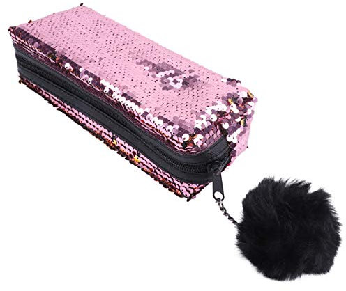 VILLCASE 1 Stück Federmäppchen Pailletten Bleistiftetui Make Up Bleistiftetui Multifunktions Bleistifttaschen Damen Clutch Geldbörse Glitzer Geldbörse Clutch Geldbörse Für Damen