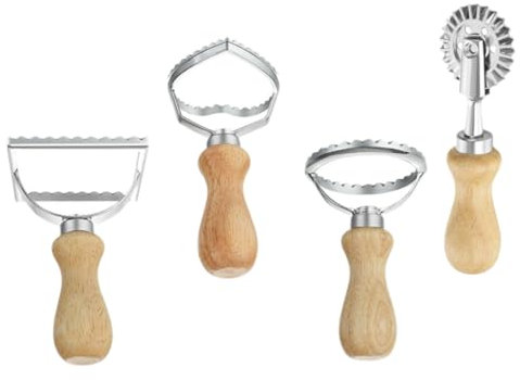 PHENOFICE 4stücke Teigtaschenformer Aus Legierung Keksform Backgerät Knödel Stanze Backform Für Kuchen-schneiden Gadget Für Backen