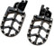 WODHMIEY Repose-pieds de moto, repose-pieds Dirt Bike, alliage d'aluminium CNC, antidérapant, anti-fatigue, facile à installer, diamètre du trou de montage 10 mm, pour CR CRF 125