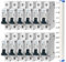 CHENGPI 12 * Leistungsschalter Set B16A,Leitungsschutzschalter mit Phasenschiene/Stromkreisunterbrecher