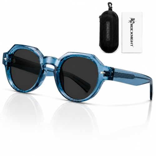 ROCKNIGHT HD Driving Polarized Sonnenbrille UV Schutz Outdoor Chunky Shades für M?nner Wandern Reisen Party Sonnenbrille Acetat Rahmen Sonnenbrille für Männer