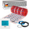 VILSTEIN Elektrische Fußbodenheizung 200W/m², für Fliesen Laminat und mehr, Komplett-Set, TWIN Technologie Heizsystem, Fußboden Heizmatte,16.0x0.5m - 8qm