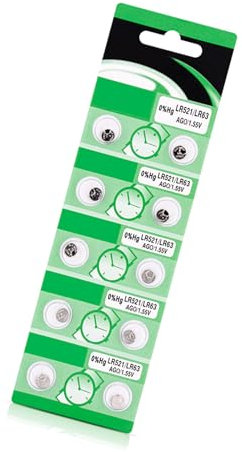 10 Stück/20 Stück AG0 LR521 Batterien 1,5 V LR521 Alkaline Knopfzellen Batterien langlebige Leistung für Uhren Taschenrechner