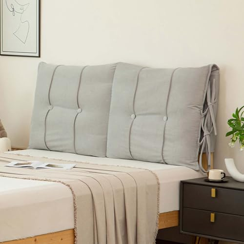 YWQJL Bett Kopfteil Kissen BettrüCkwand Polster Bett Kopfteil Gepolstert 200/180/150cm Breit RüCkenstüTzkissen Bett(#2,200x60x10cm)