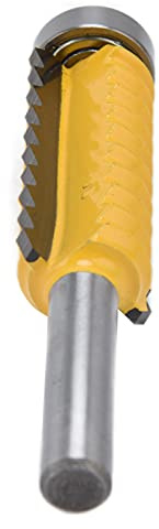 Zerodis Fingergelenk-Fräser, 8 Mm Schaft, Hoher Leimfräser, 45 Stahl, V-Zapfenfräser, Holzbearbeitungs-Bit für Glattes Schneiden, Professioneller CNC-Bodenfräser (8*55mm)